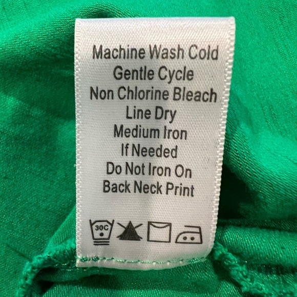 Coldwater Creek Women's Green Shirt Top 3/4 Sleeve Blouse XS 4/6 - Picture 6 of 6